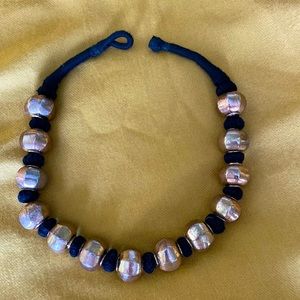 Choker brass and rope